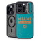 NFL Miami Dolphins Teal Performance Series iPhone 16 Pro Kickstand Case